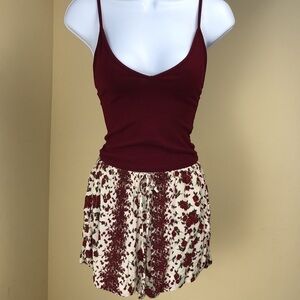 Brandi Melville Skirt and Tank Top